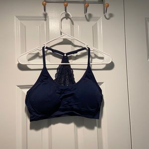 Laura Ashley navy blue bra